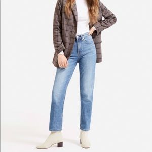 Everlane the high rise straight leg jean